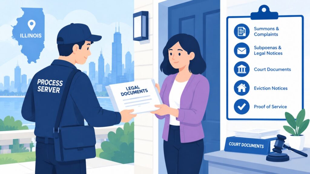 Book a Process Server in Illinois
